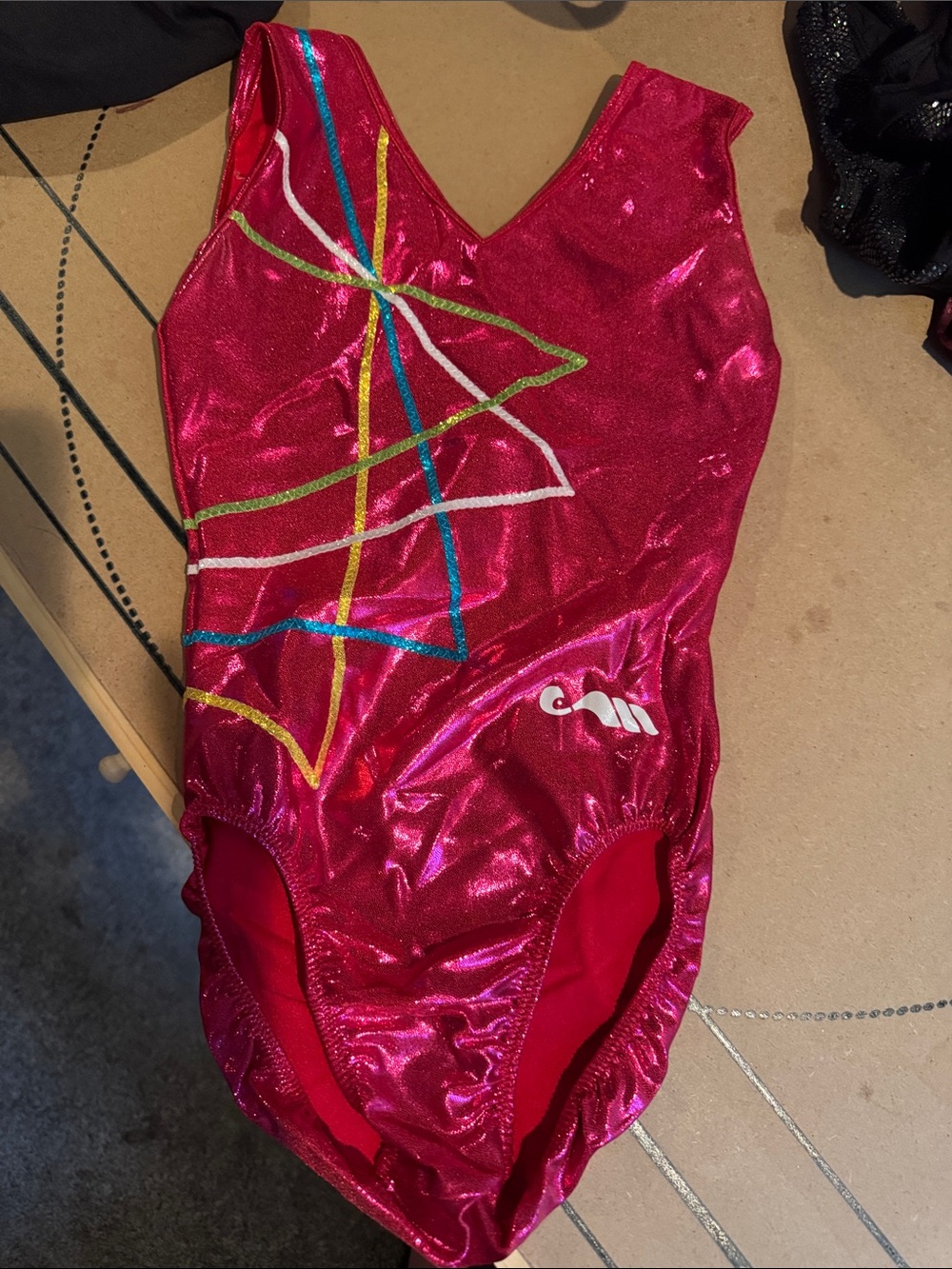 Girls' Shiny Pink Kids' One-Piece Swim